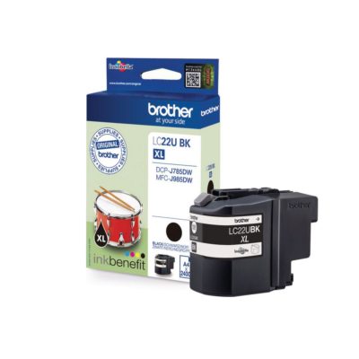 Brother Brother LC22UXL M Innobella™ Ink, High Yield Ink Cartridge, Single Pack, Black Brother Brother LC22UXL M Innobella™ Ink, High Yield Ink Cartridge, Single Pack, Black